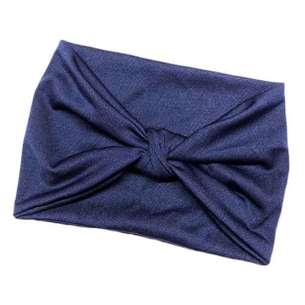 Dame Atletisk Hårbånd Bundle i Marineblå 6 Pcs