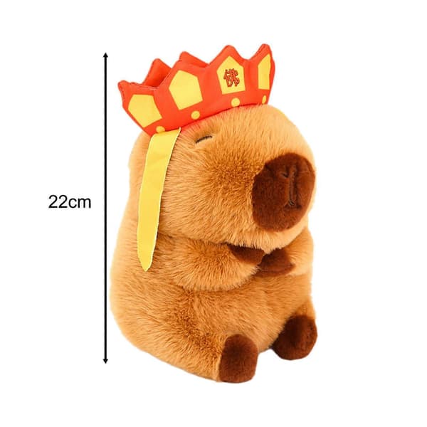 Sød Capybara Udstoppede Dyr Plys Capybara Dukke Samlerobjekt Capybara Plyslegetøj Monk