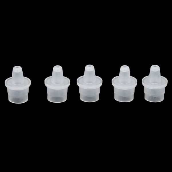 50 stk. 10 ml tomme øyedråpeflasker, klembare plastdråpebeholdere med propper