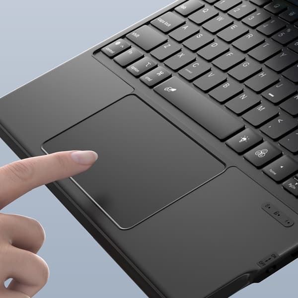 Tastaturcover til iPad 10. generation 10.9\", Baggrundsbelyst, Magnetisk, Sort