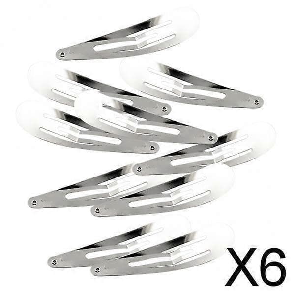 Set med 50 eleganta hårnålar i vattendroppsdesign 6 Pcs