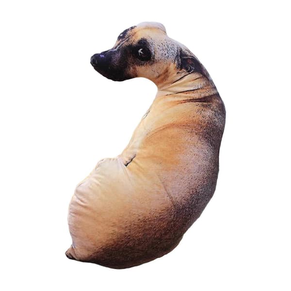 3D Simulation Hund Plys Pude Udstoppede Dyr Plys Legetøj til Kontor Bil Sofa