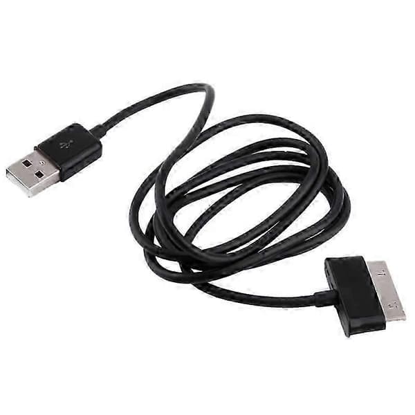 Original Samsung Galaxy Tab USB-kabel 80 cm til opladning datasynkronisering pc rejse sort