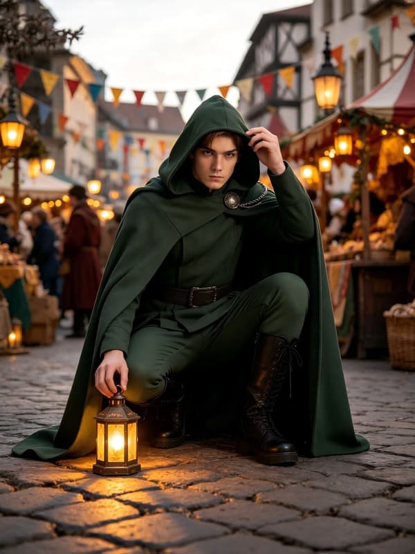 Doctor Doom Cosplaydräkt, Klassisk Skurkdräkt, Halloween Rollspel, Polyester