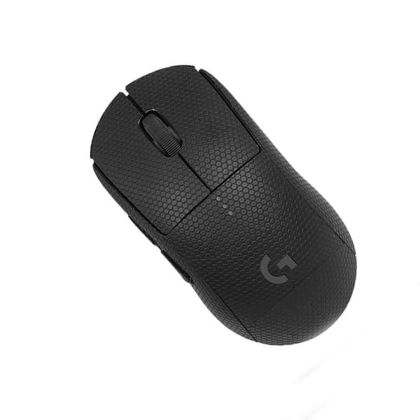 Musegrebstape til Logitech GPW1, sort, størrelse M, PU-materiale, svedafvisende, skridsikker