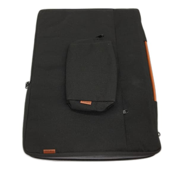 17 tommer laptop sleeve blød taske, bæretaske med tilbehørspung til notebook, sort