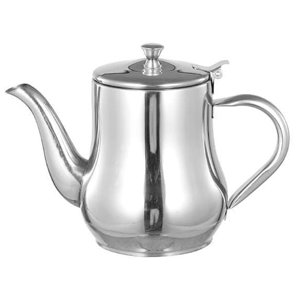 Olivenoliedispenser i rustfrit stål med filterskærm, støvtæt låg, oliesi