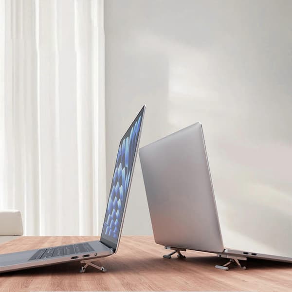 Foldbart Laptopstativ Bærbart Mini Laptopstativ Usynligt Kølestativ Skridsikkert til Luftoverflader Tablets Multicolor