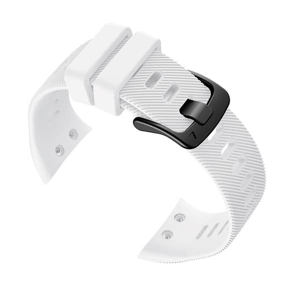 Silikonarmband för Garmin Swim 2 / Forerunner 45, Vit, Andningsbart, Justerbart