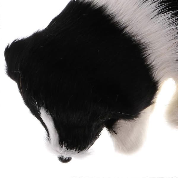 2xLivagtig Plys Simulation Dyr Sovende Hund Model Bordpynt Børnelegetøj