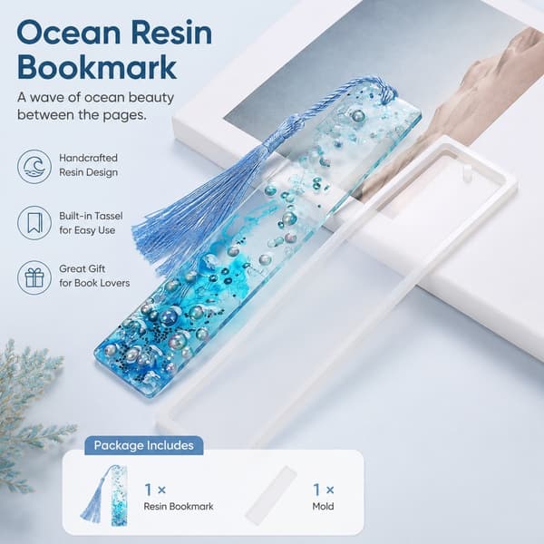 Silikone Epoxy Form Bogmærke, DIY Smykkefremstillingsværktøj, Håndværksform
