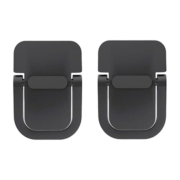 2 stk. Mini Laptop Stativ, Usynlig Sammenleggbart Laptop Stativ i Sink Legering for Bærbar PC Black