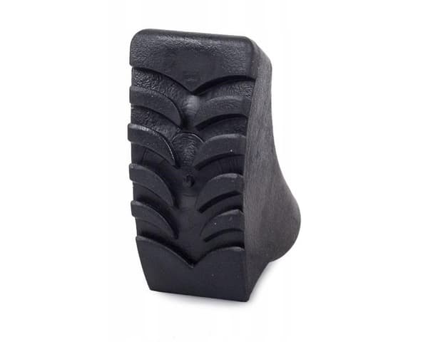 Gummiferrul til vandrestave, 11 mm, sort, holdbar spids til vandrestave