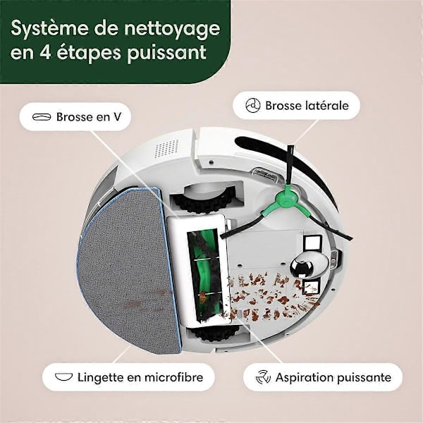 Robotdammsugare för Combo Essential Y0112 Kraftfulla robotdammsugartillbehör