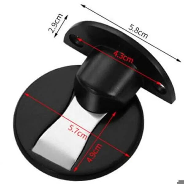 Magnetisk dørstopper i 304 rustfrit stål, dørholder til hjemmet, restauranten, kontoret