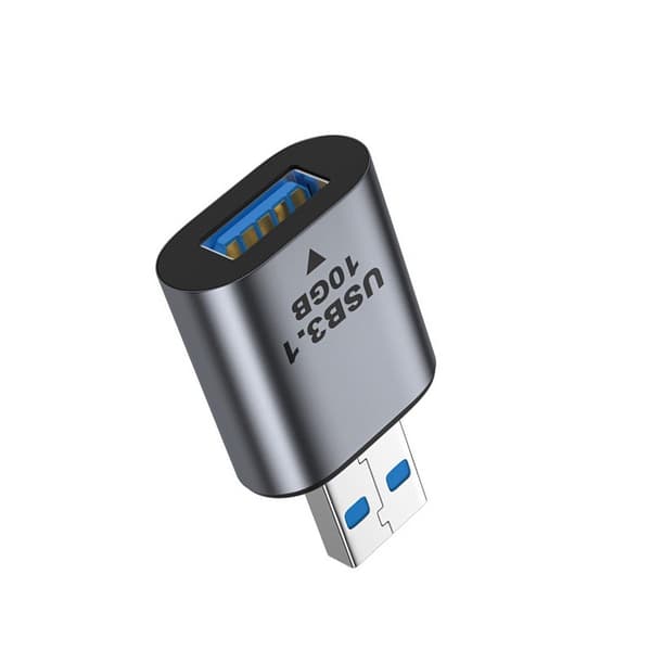 USB hona till hane-adapter, 10 Gbit/s höghastighetsdataöverföring, kompatibel med datorer