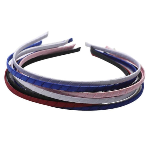 10 stk. Hårelastikker, Satin Scrunchie Pandebånd Hårbånd Elastiske Chouchous Hår Mixed