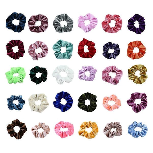 10 stk. Scrunchies Bånd Scrunchie for Tilbehør 12cm