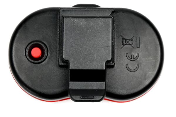 LED Sykkelbaklys, Rød, 3 Moduser, IPX3, for Setepinne 25.4-31.8mm
