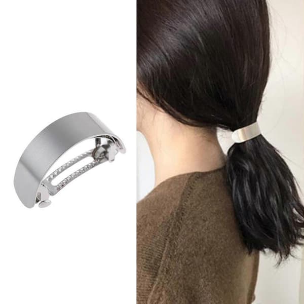Elegant Hår Accessory Halvcirkel Fransk Klips 4 Pcs