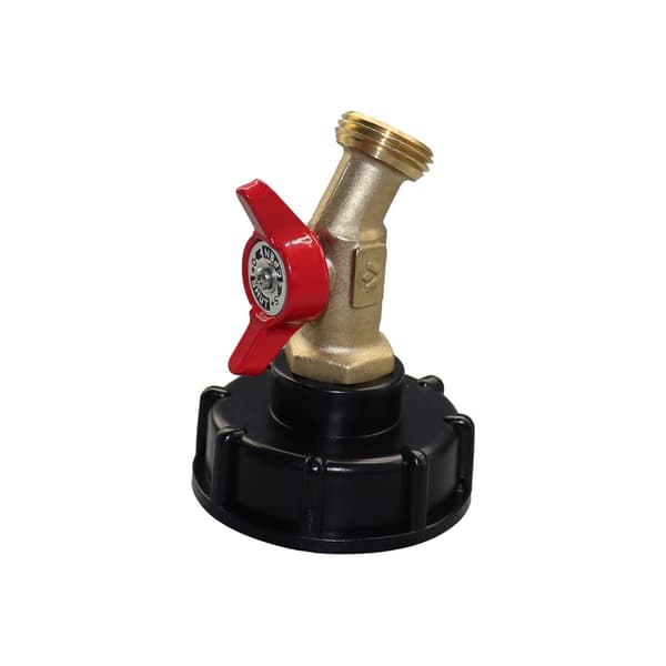 IBC Tank Fitting S60*6 Messingforbindelse, 1000L Vandtankadapter, Groft Gevind