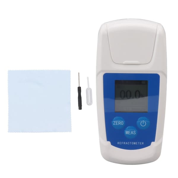Digital Brix Refractometer 0-55%, Hög Noggrannhet Socker Testare för Fruktjuice Drycker