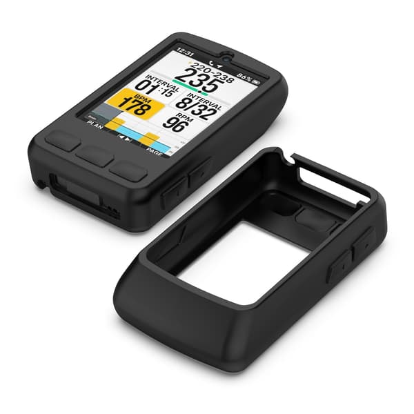 Silikoneetui til Wahoo ELEMNT BOLT V3 & BOLT3, Cykelcomputercover, Stødsikkert, Sort