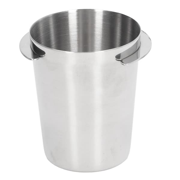 58 mm kaffedoseringskopp i rustfritt stål, sølv, polert pulvermater for espresso
