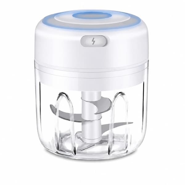 Mini elektrisk hvidløgsskærer, snitter, foodprocessor