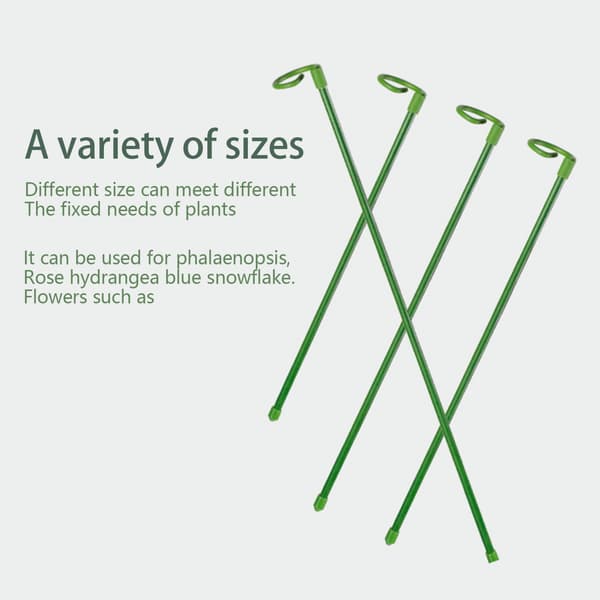 Växtstöd, Trädgårdsblomsterbur, Anti-fall Fixering, 10-pack
