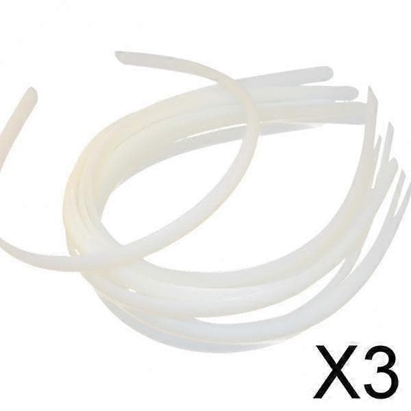 3X 10 stk. Blankt Hårbånd Bøyle Hodebånd For DIY Damehår