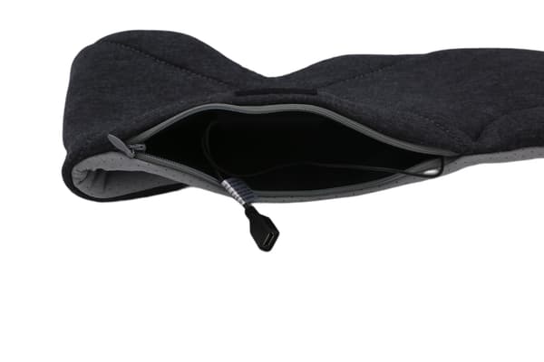 Bluetooth Sovemaske, Sort, Indbygget Højttaler, Blød Justerbar, Lysblokerende, Genopladelig