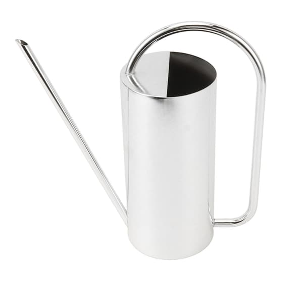 Vandkande i rustfrit stål, lang tud, 1500 ml, stor kapacitet, sølv, til haveplanter