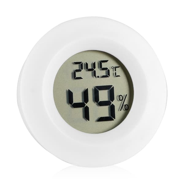 Digital LCD Temperatur- og Fugtighedsmåler, Termometer Hygrometer til Krybdyr Kæledyr