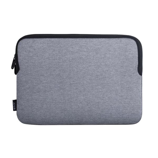 Laptop Sleeve 14\" Grå, Slankt Design, Dobbelt Lynlås, Beskyttende Etui til Notebook