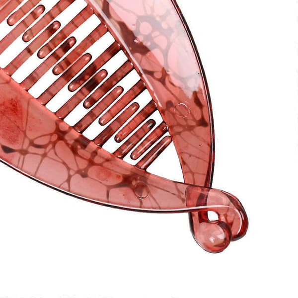 Monivärinen hiusklipsi häntäkampausponnari naisten asuste Light Red String