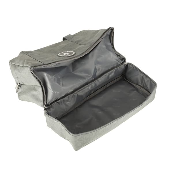 Reisebag, grå, 39x18x30cm, polyester, håndbagasje for Ryanair