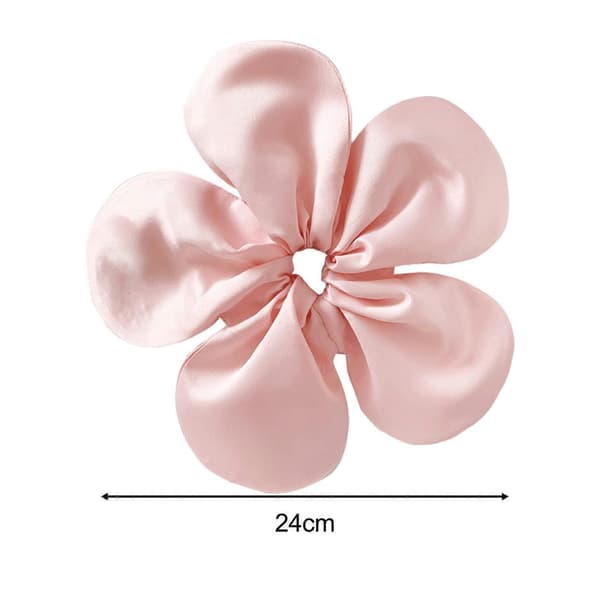 Hårstrikker Hestehaleholder Mykt Stort Hodebånd Lett Hårstrikk Elastisk pink