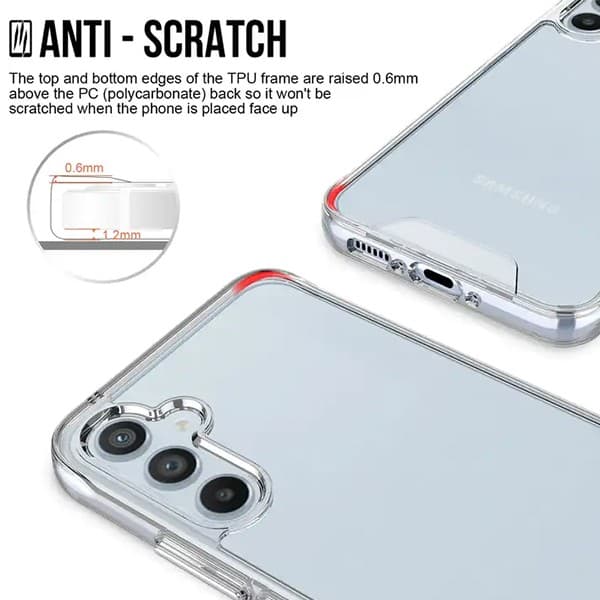Telefoncover til Oppo A77 4G, Gennemsigtig Hydrogel, Stødsikker, Slank Pasform