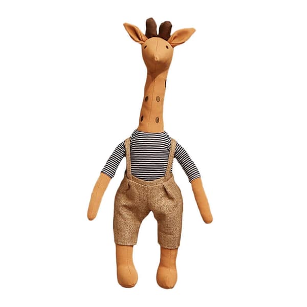 Giraff Leksak Alpacka Leksak Söt Giraff Alpacka Djurleksak Kudde Härlig Prydnad Brown giraffe