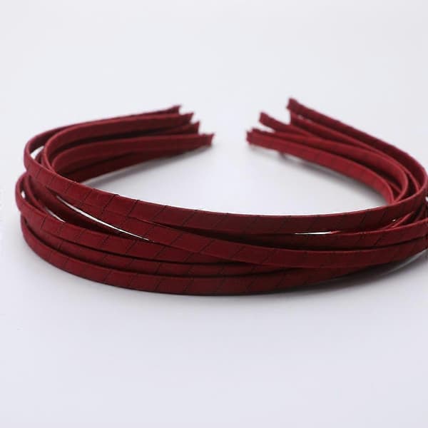 10 stk. Hårelastikker, sateng scrunchie pannebånd hårbånd elastisk chouchous hår Red