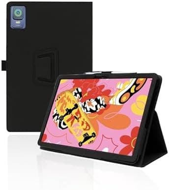 Etui til XPPen Magic Drawing Pad 12.2\", PU-læder, foldbart stativ, blyantholder, håndledsrem