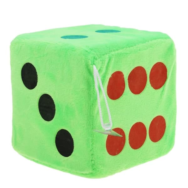 Stora svamp tärningar prick prick spel tärningar för matematikundervisning grön leksak