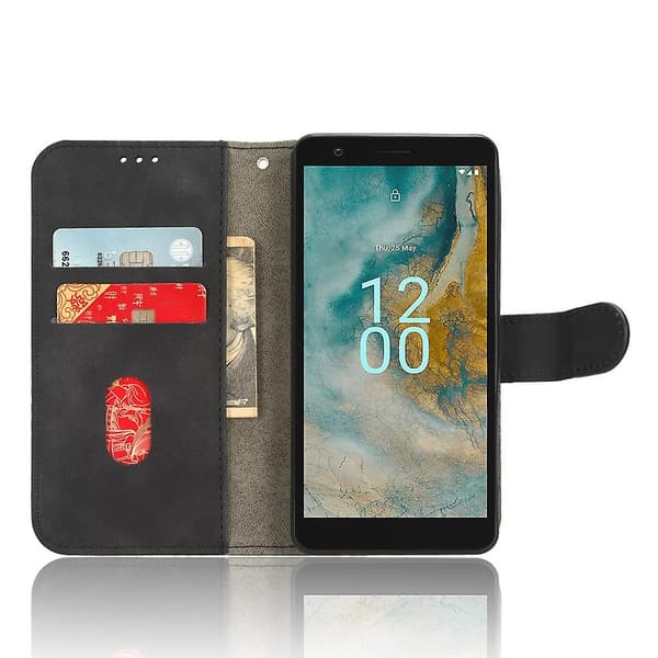 Skin Fe mobildeksel for Nokia C02 Svart