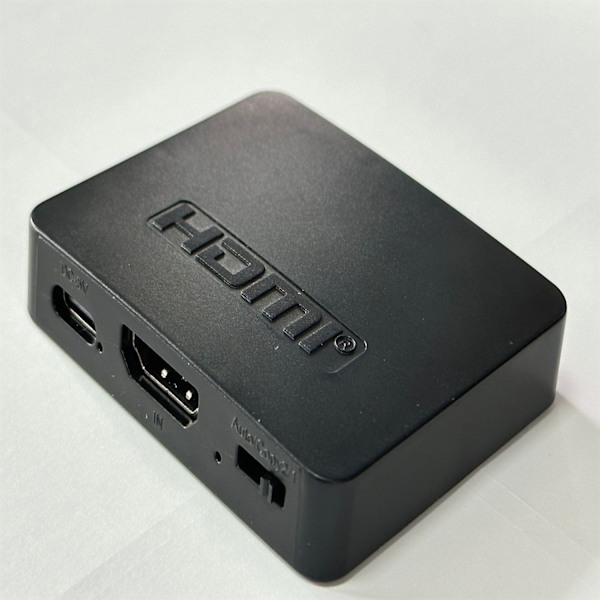 INF 4K HDMI-splitter 1 ind / 2 ud Sort Svart