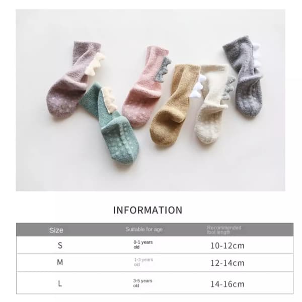 Korallfleece-strumpor för nyfödda, avslappnade, varma, vinterstrumpor White M1-3 years old