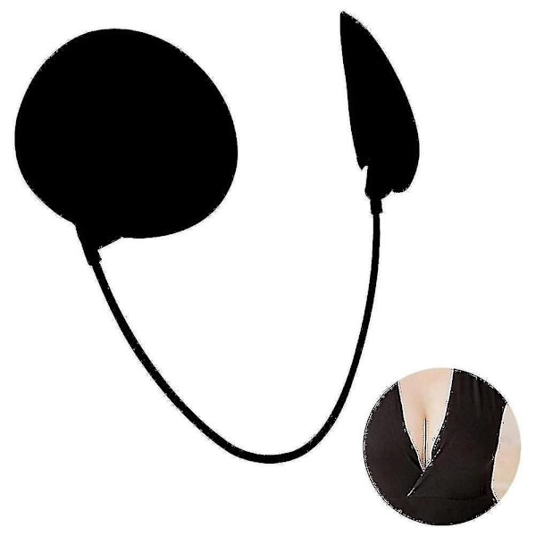 Push-Up Frontless BH-set Djup urringning BH-set Osynlig BH Hudfärgad BH utan band black