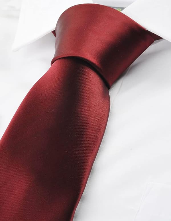 Slips for menn, ensfarget skjerf for menn, bryllup, business, formell slips Dark Grey