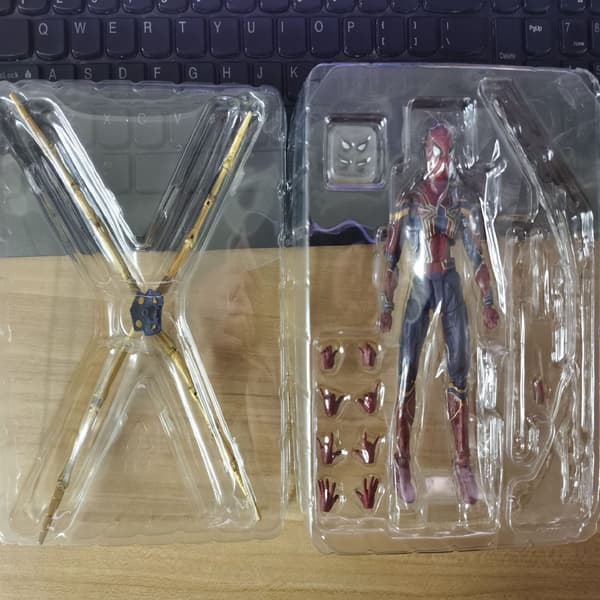 Spiderman-actionfigurer, alle led bevægelige samleobjekter Spiderman-actionfigur bedste gave til børn (særlig opgradering)