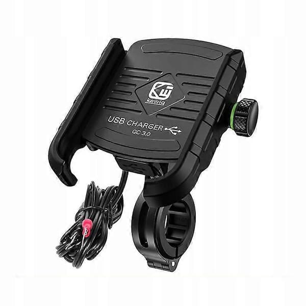 Motorcykel Telefonholder USB Oplader 12/24v